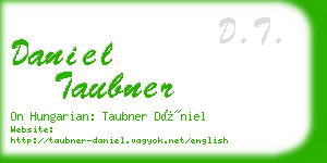 daniel taubner business card